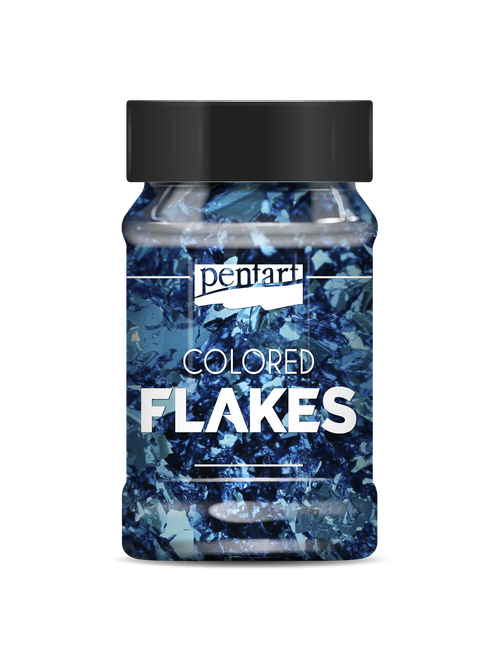Pentart Colored foil flakes 1g, design by Pentart, arts & entertainment > hobbies & creative arts > arts & crafts, for decoupage and crafting