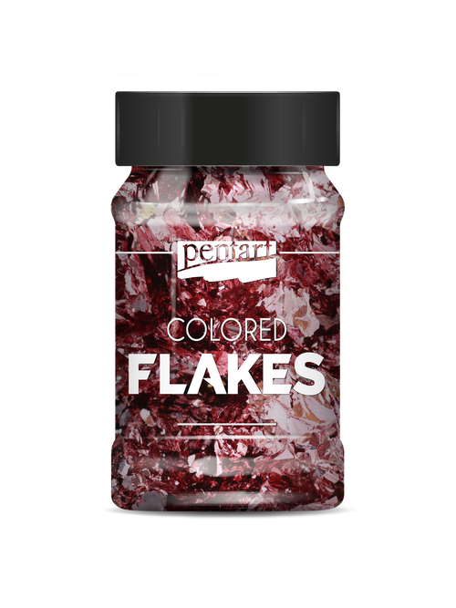 Pentart Colored foil flakes 1g, design by Pentart, arts & entertainment > hobbies & creative arts > arts & crafts, for decoupage and crafting
