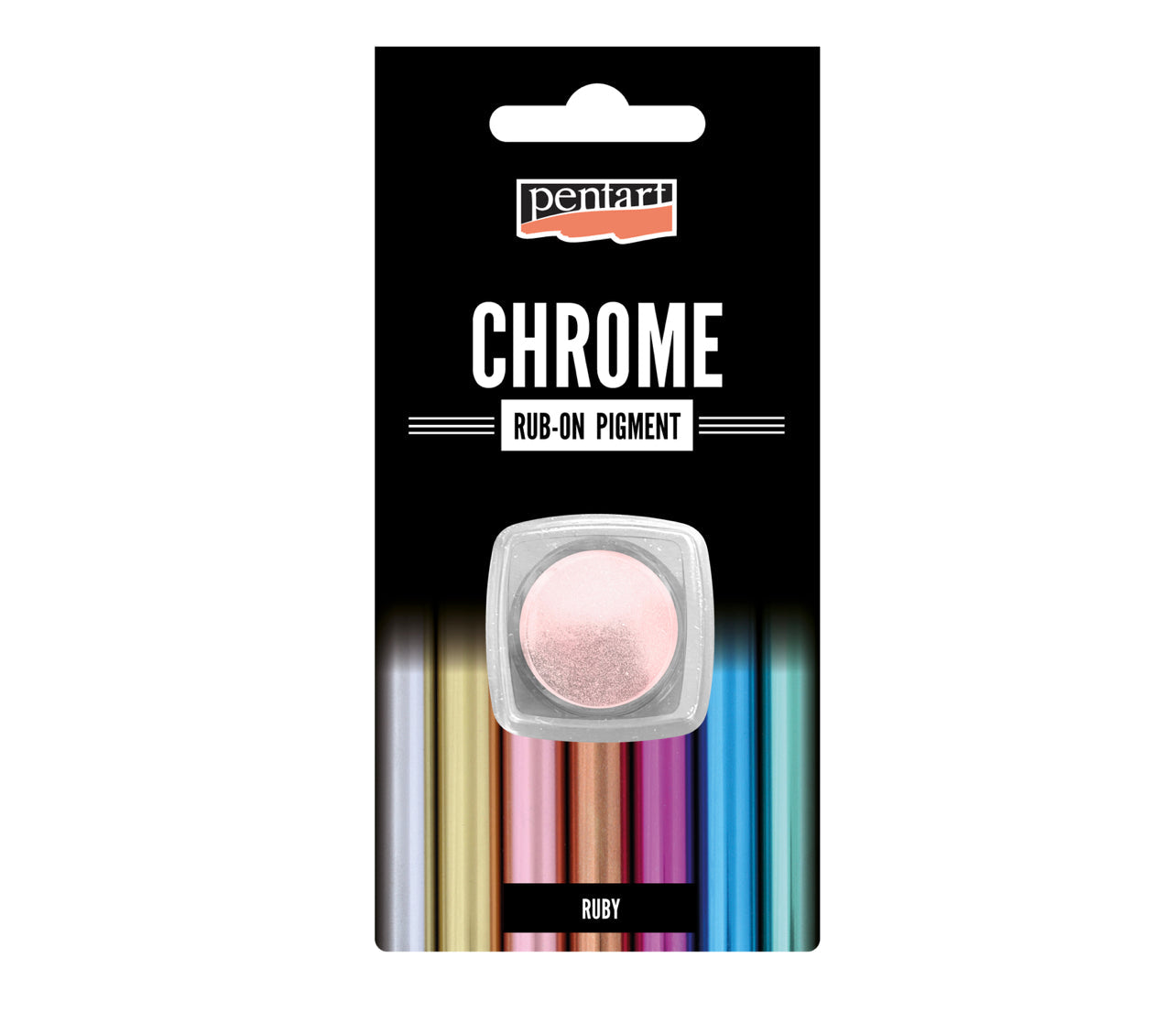 Pentart Rub-on pigment chrome effects 0.5 g, design by Pentart, arts & entertainment > hobbies & creative arts > arts & crafts, for decoupage and crafting