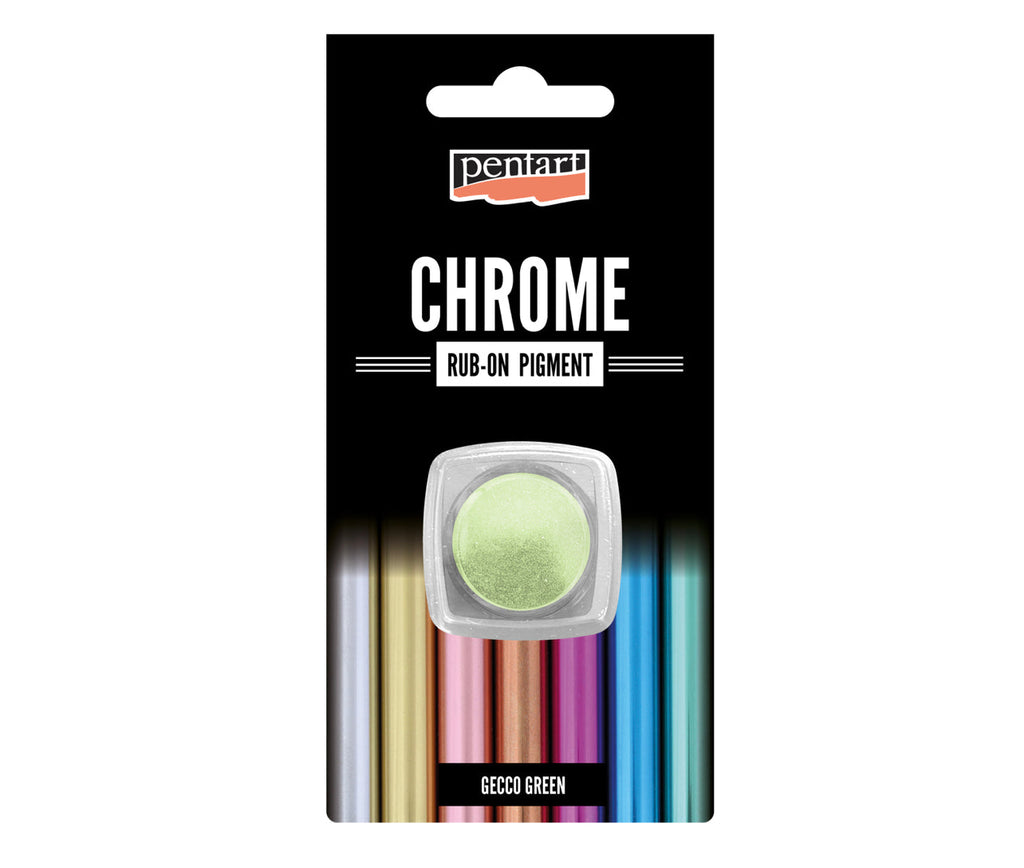 Pentart Rub-on pigment chrome effects 0.5 g, design by Pentart, arts & entertainment > hobbies & creative arts > arts & crafts, for decoupage and crafting
